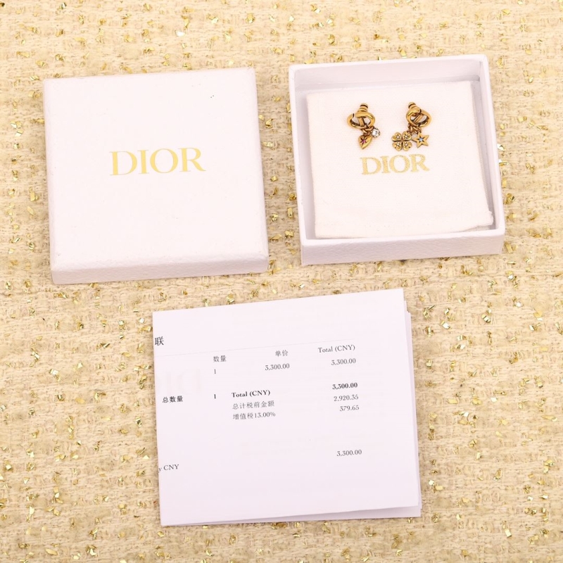 ch**an D*or earrings